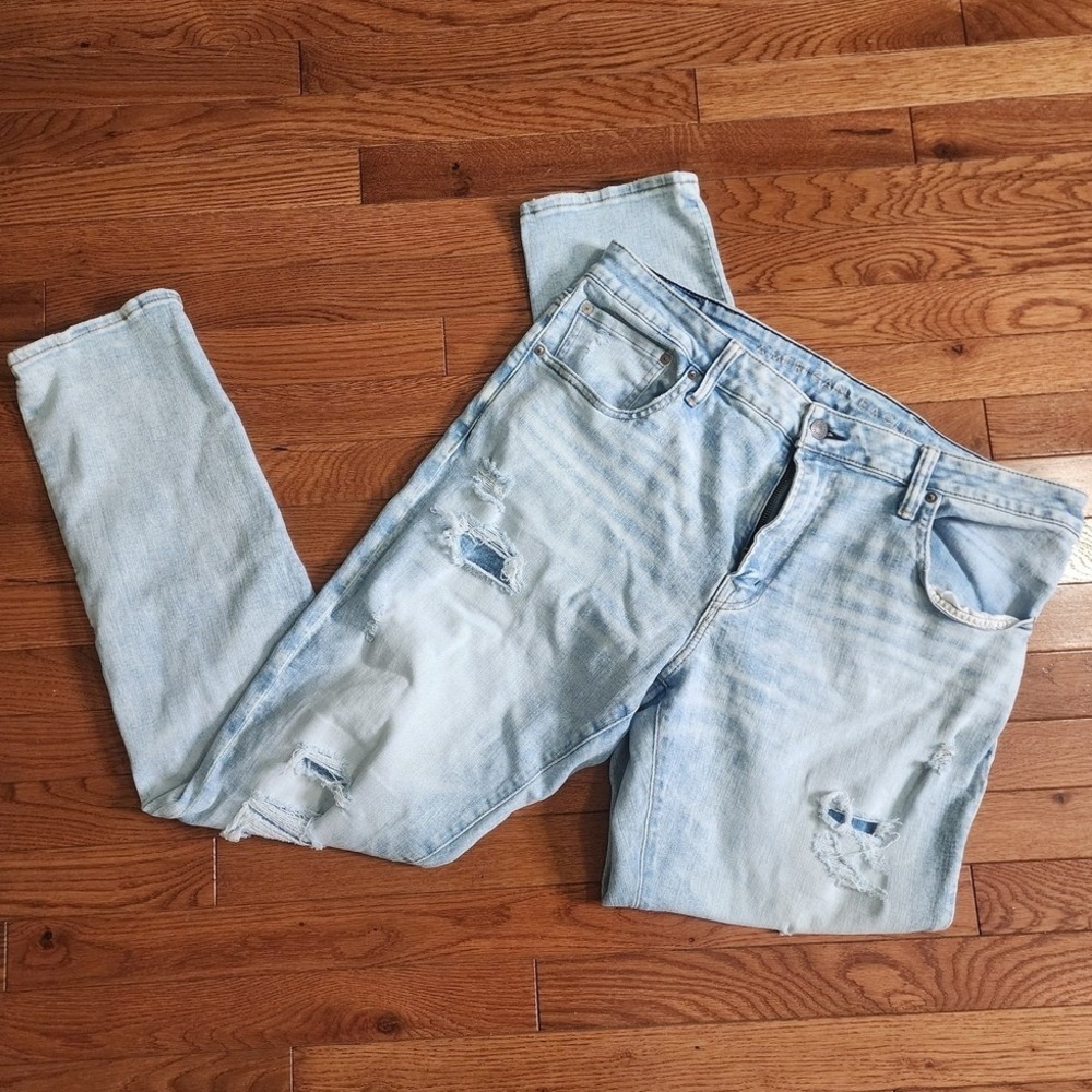 American‎ Eagle Outfitters Pale Blue Skinny Jeans
